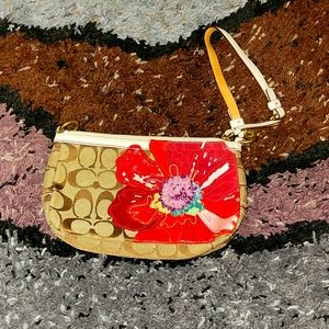 Large Coach wristlet